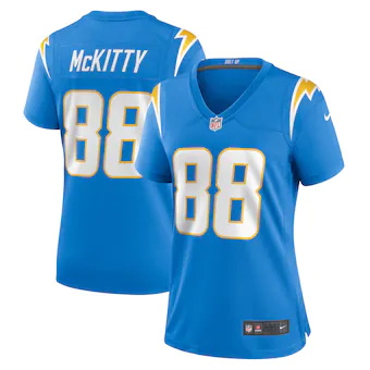 womens nike tre mckitty powder blue los angeles chargers ga